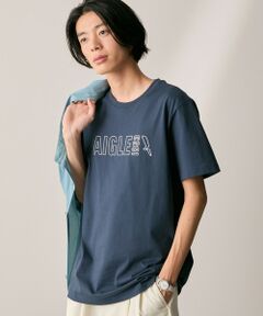 AIGLE / エーグル Tシャツ | オーガニックコットン ロゴプリント 半袖Tシャツ / ユニセックス