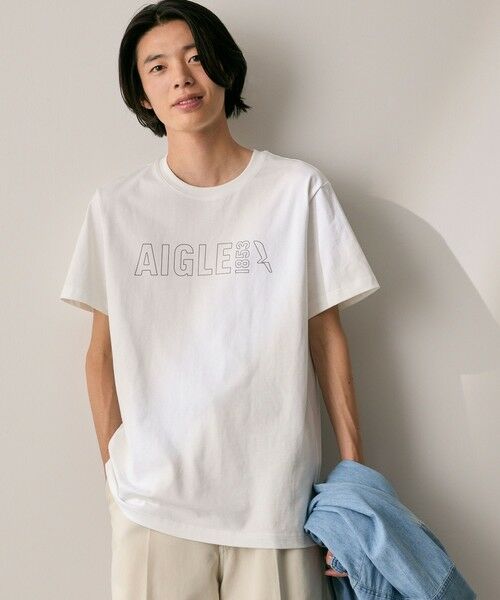 AIGLE / エーグル Tシャツ | オーガニックコットン ロゴプリント 半袖Tシャツ / ユニセックス | 詳細5