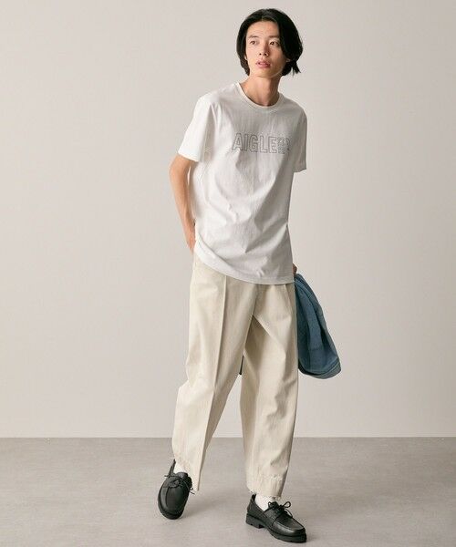 AIGLE / エーグル Tシャツ | オーガニックコットン ロゴプリント 半袖Tシャツ / ユニセックス | 詳細6