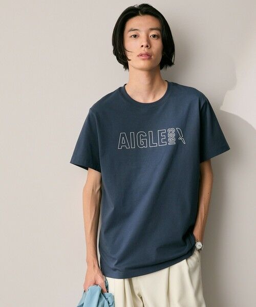 AIGLE / エーグル Tシャツ | オーガニックコットン ロゴプリント 半袖Tシャツ / ユニセックス | 詳細8