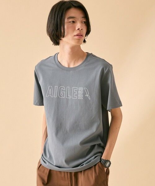 AIGLE / エーグル Tシャツ | オーガニックコットン ロゴプリント 半袖Tシャツ / ユニセックス | 詳細18
