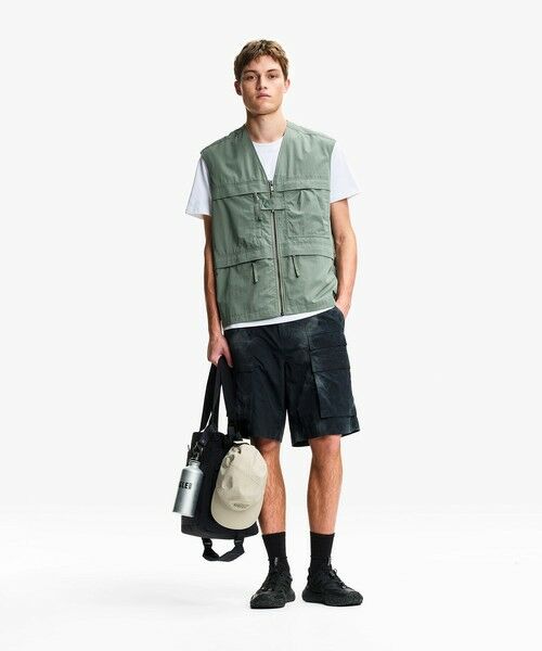 AIGLE / エーグル ベスト | 撥水 UVカット マルチポケット リラックス ユーティリティーベスト | 詳細7