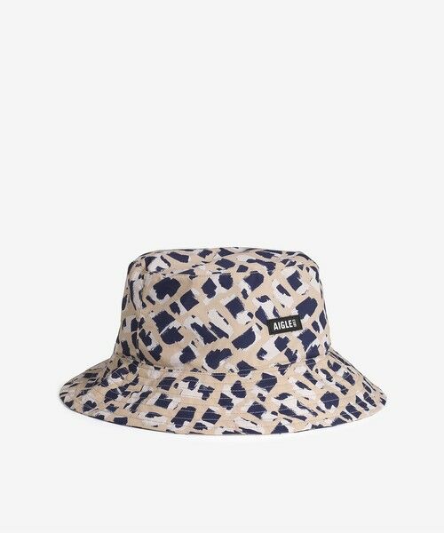 AIGLE / エーグル ハット | 防水 プリントハット（ベージュ）