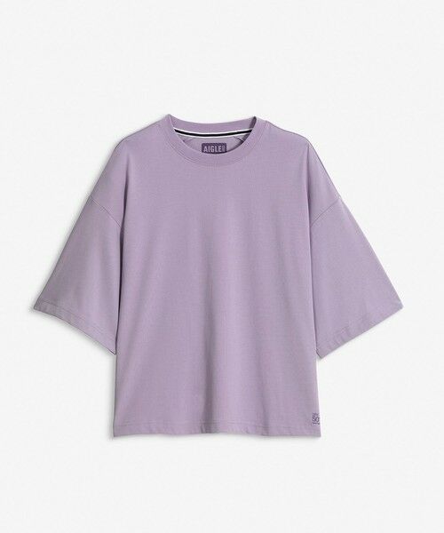 AIGLE / エーグル Tシャツ | 【UPF50+ SolarPack】 UVカット 吸水速乾 接触冷感 テックTシャツ | 詳細7
