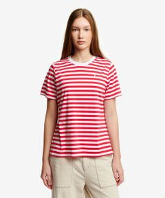 AIGLE / エーグル Tシャツ | UVカット ピマコットン マリニエールボーダー半袖Tシャツ