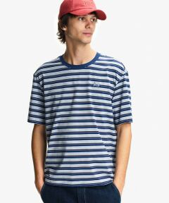 AIGLE / エーグル Tシャツ | 吸水速乾 抗菌 リラックスフィット ストライプ半袖Tシャツ