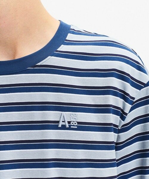 AIGLE / エーグル Tシャツ | 吸水速乾 抗菌 リラックスフィット ストライプ半袖Tシャツ | 詳細4