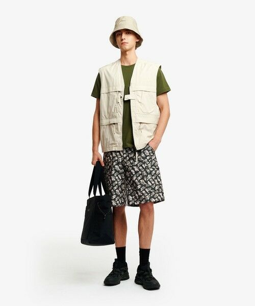 AIGLE / エーグル Tシャツ | 吸水速乾 UVカットプリントロゴ 半袖Tシャツ | 詳細1