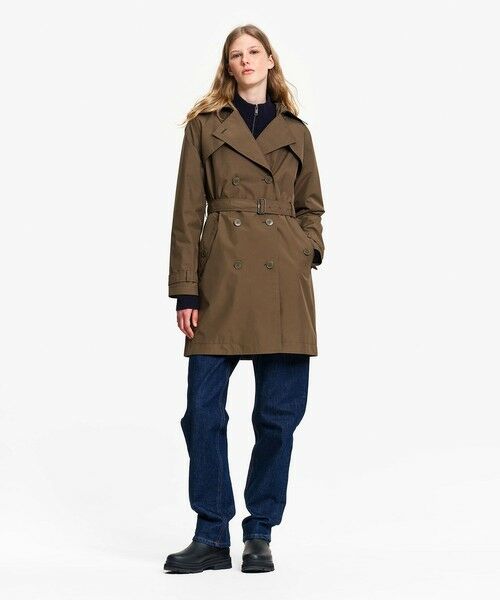 AIGLE / エーグル トレンチコート | 防水 防風 透湿 GORE-TEX ゴアテックス2レイヤー ミドル丈トレンチコート | 詳細1