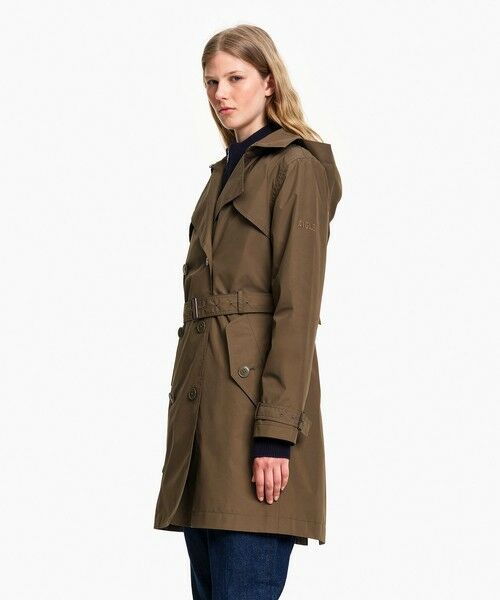 AIGLE / エーグル トレンチコート | 防水 防風 透湿 GORE-TEX ゴアテックス2レイヤー ミドル丈トレンチコート | 詳細2