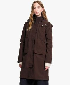 AIGLE / エーグル その他アウター | 透湿防水 トラペーズ ベルベットロングコート