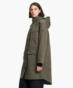 AIGLE / エーグル その他アウター | 透湿防水 トラペーズ ベルベットロングコート