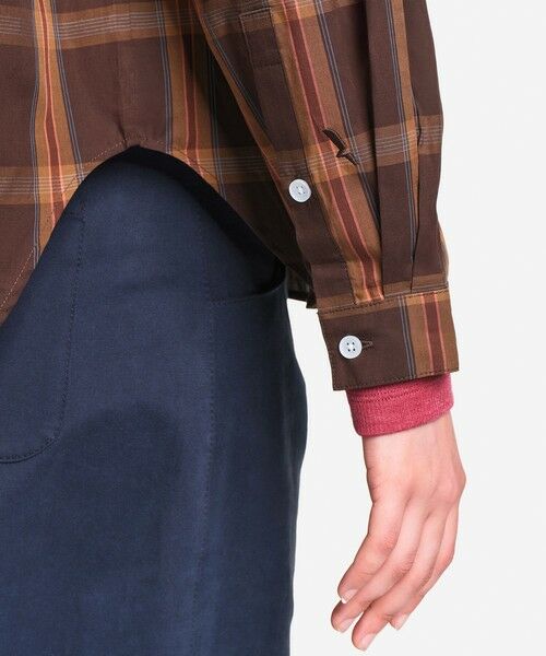 AIGLE / エーグル シャツ・ブラウス | チェック柄 ボーイフレンドシャツ | 詳細5
