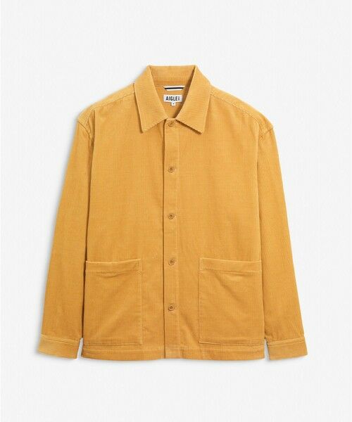 AIGLE / エーグル シャツ・ブラウス | コットン コーデュロイ オーバーシャツ（マスタード）