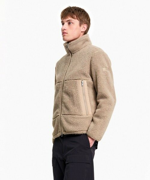 AIGLE / エーグル ブルゾン | ハイネック スタンドネック シェルパフリースブルゾン | 詳細12