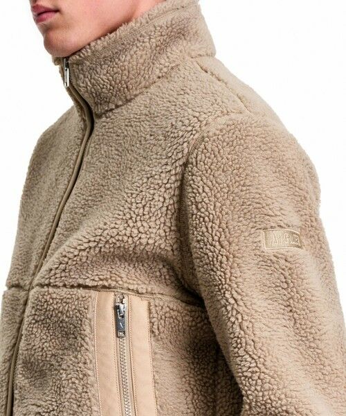 AIGLE / エーグル ブルゾン | ハイネック スタンドネック シェルパフリースブルゾン | 詳細14