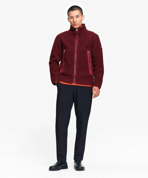 AIGLE / エーグル ブルゾン | ハイネック スタンドネック シェルパフリースブルゾン | 詳細17