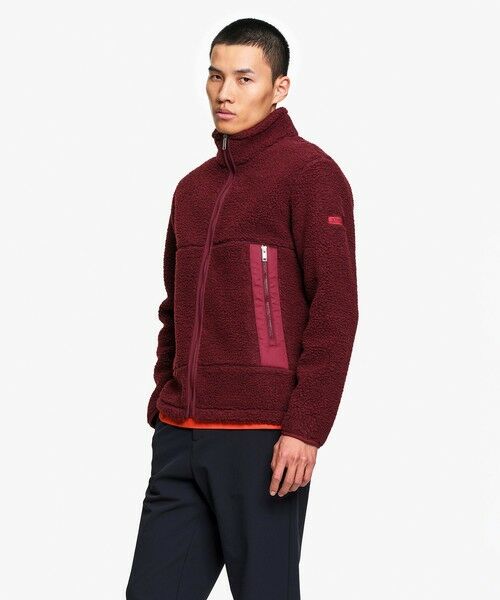 AIGLE / エーグル ブルゾン | ハイネック スタンドネック シェルパフリースブルゾン | 詳細18