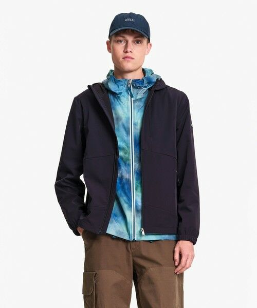 AIGLE / エーグル ブルゾン | 撥水 防風 ストレッチ ソフトシェル フーデッドジャケット WARM | 詳細2