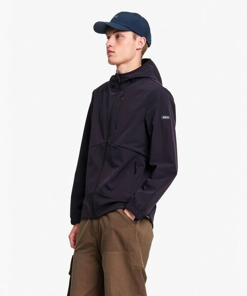 AIGLE / エーグル ブルゾン | 撥水 防風 ストレッチ ソフトシェル フーデッドジャケット WARM | 詳細7