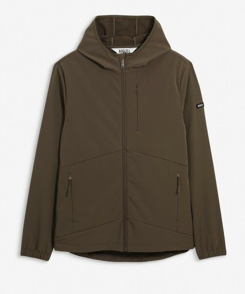 AIGLE / エーグル ブルゾン | 撥水 防風 ストレッチ ソフトシェル フーデッドジャケット WARM | 詳細10