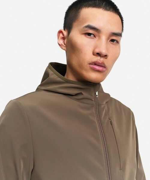 AIGLE / エーグル ブルゾン | 撥水 防風 ストレッチ ソフトシェル フーデッドジャケット WARM | 詳細9
