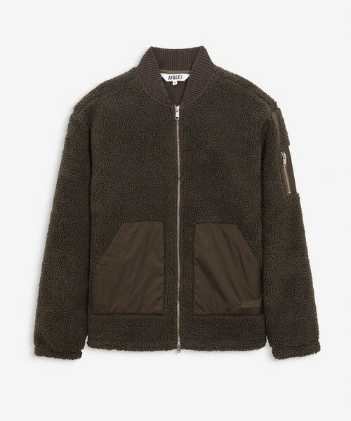 AIGLE / エーグル ブルゾン | シェルパフリースブルゾン ダブルジップボンバージャケット | 詳細1