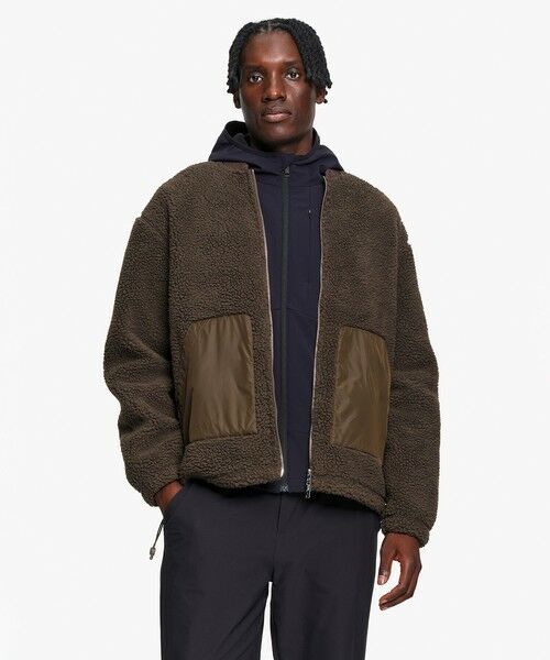 AIGLE / エーグル ブルゾン | シェルパフリースブルゾン ダブルジップボンバージャケット | 詳細3
