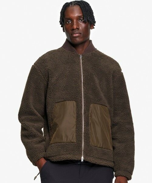 AIGLE / エーグル ブルゾン | シェルパフリースブルゾン ダブルジップボンバージャケット | 詳細4