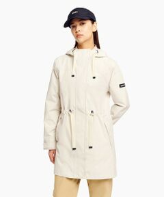 AIGLE / エーグル その他アウター | GORE-TEX ゴアテックス 防風 防水 透湿 2レイヤー サイドスリットフーデッドジャケット ウエスト調整可