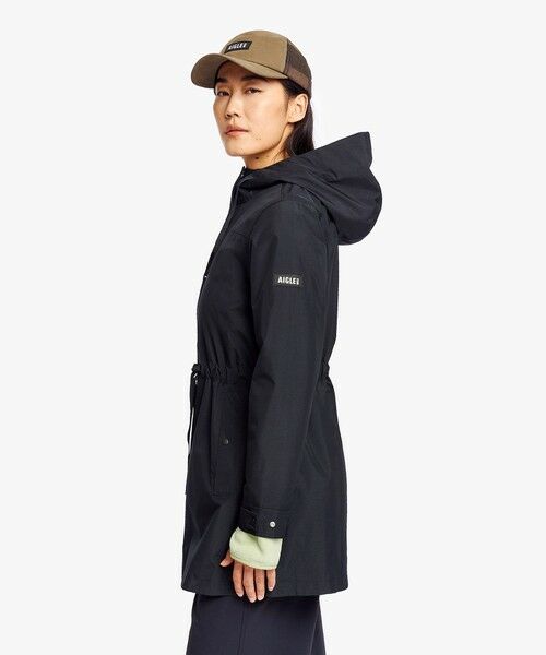 AIGLE / エーグル その他アウター | GORE-TEX ゴアテックス 防風 防水 透湿 2レイヤー サイドスリットフーデッドジャケット ウエスト調整可 | 詳細5