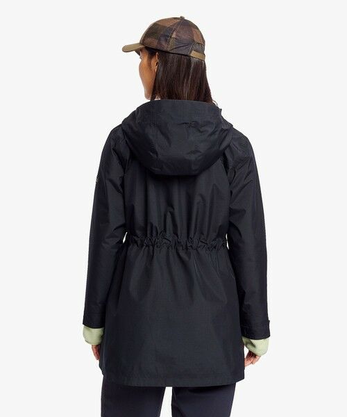 AIGLE / エーグル その他アウター | GORE-TEX ゴアテックス 防風 防水 透湿 2レイヤー サイドスリットフーデッドジャケット ウエスト調整可（ブラック）