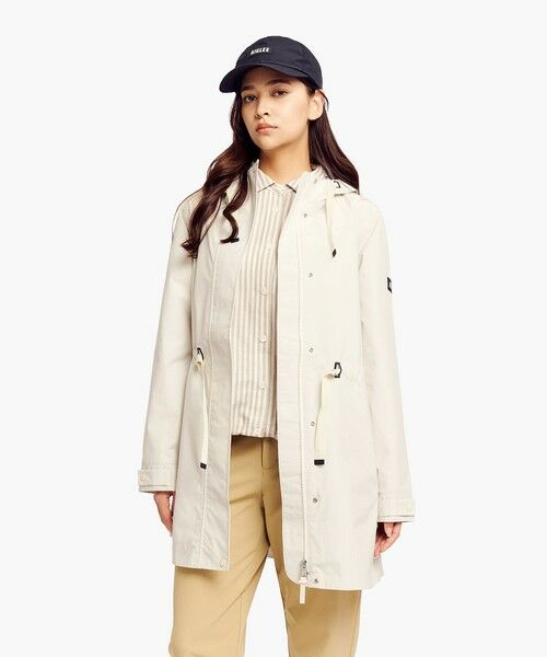 AIGLE / エーグル その他アウター | GORE-TEX ゴアテックス 防風 防水 透湿 2レイヤー サイドスリットフーデッドジャケット ウエスト調整可 | 詳細10