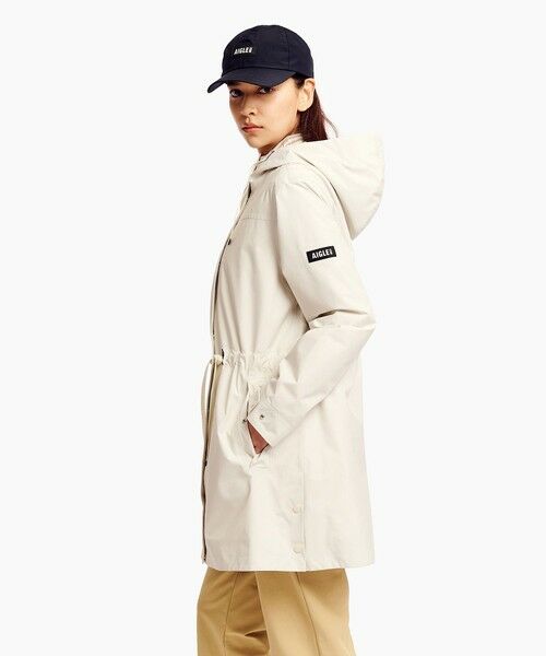 AIGLE / エーグル その他アウター | GORE-TEX ゴアテックス 防風 防水 透湿 2レイヤー サイドスリットフーデッドジャケット ウエスト調整可 | 詳細11
