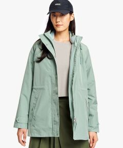 AIGLE / エーグル その他アウター | GORE-TEX ゴアテックス 防風 防水 透湿 2レイヤー アジャスタブルウエストフーデッドジャケット T-KIT フード着脱可