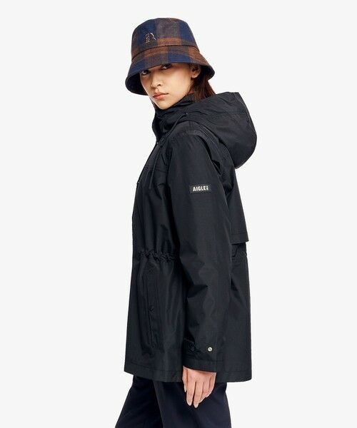 AIGLE / エーグル その他アウター | GORE-TEX ゴアテックス 防風 防水 透湿 2レイヤー アジャスタブルウエストフーデッドジャケット T-KIT フード着脱可 | 詳細10