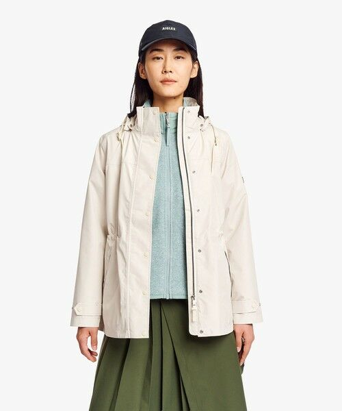 AIGLE / エーグル その他アウター | GORE-TEX ゴアテックス 防風 防水 透湿 2レイヤー アジャスタブルウエストフーデッドジャケット T-KIT フード着脱可 | 詳細15