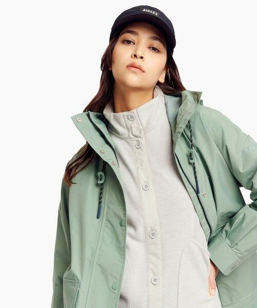 AIGLE / エーグル その他アウター | GORE-TEX ゴアテックス 防水 防風 透湿 2レイヤー フィッシュテールフーデッドジャケット | 詳細8
