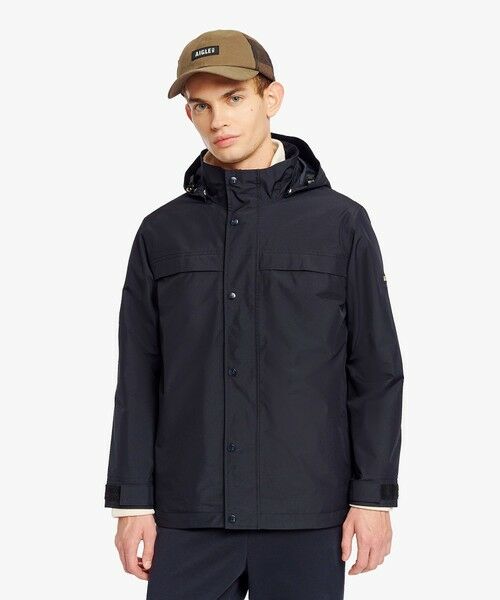 AIGLE / エーグル その他アウター | GORE-TEX ゴアテックス 防風 防水 透湿 2レイヤー フーデッドジャケット T-KIT | 詳細4