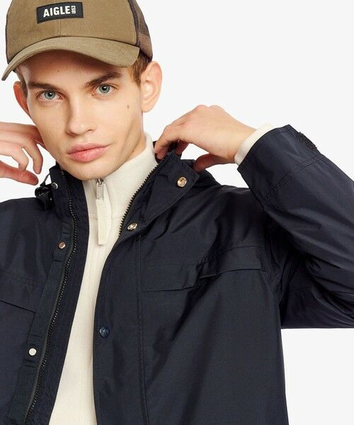 AIGLE / エーグル その他アウター | GORE-TEX ゴアテックス 防風 防水 透湿 2レイヤー フーデッドジャケット T-KIT | 詳細1