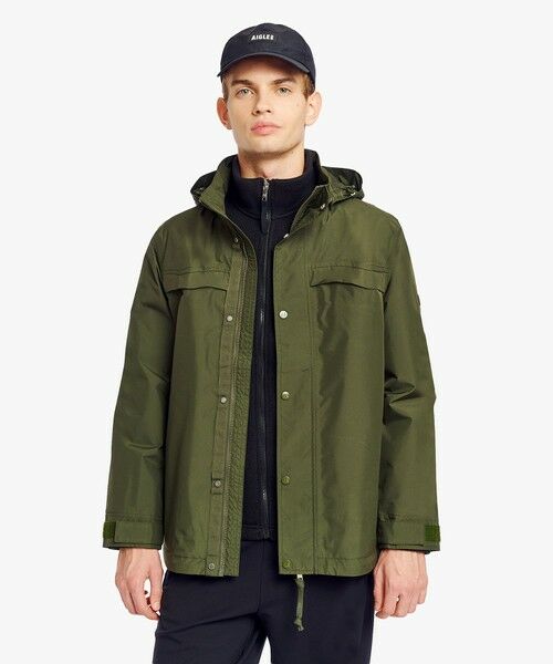 AIGLE / エーグル その他アウター | GORE-TEX ゴアテックス 防風 防水 透湿 2レイヤー フーデッドジャケット T-KIT | 詳細9