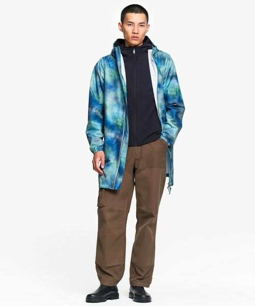 AIGLE / エーグル その他アウター | 【RainPack】 透湿防水 レインパック プリント ロングジャケット | 詳細1