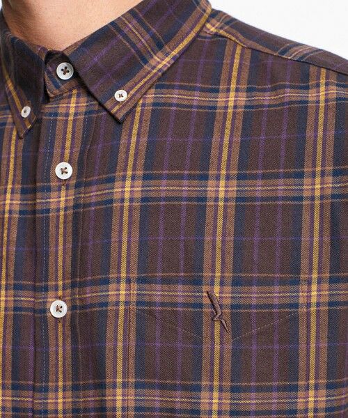 AIGLE / エーグル シャツ・ブラウス | コットン フランネルチェックシャツ ボタンダウンシャツ | 詳細11