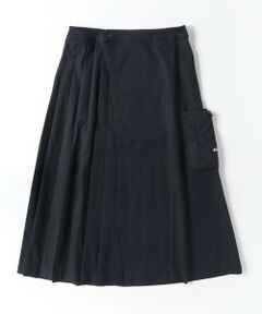 AIGLE / エーグル ロング・マキシ丈スカート | ソロテックス 撥水 UVカット プリーツラップスカート / フレアスカート