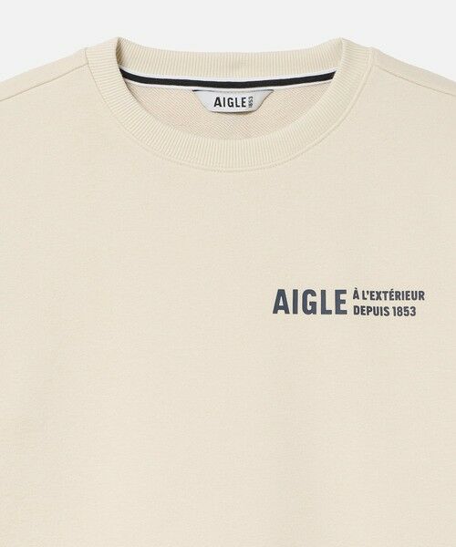 AIGLE / エーグル スウェット | フレンチテリー クルーネック ワンポイントロゴスウェット | 詳細6