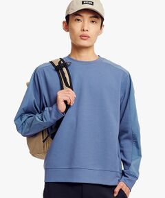 AIGLE / エーグル スウェット | UVカット 袖 背面ヨーク切り替えクルーネック リラックススウェットプルオーバー