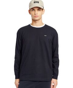 AIGLE / エーグル Tシャツ | オーガニックコットン オーバーサイズ ワンポイントシリコンバッジロゴ ロングスリーブTシャツ