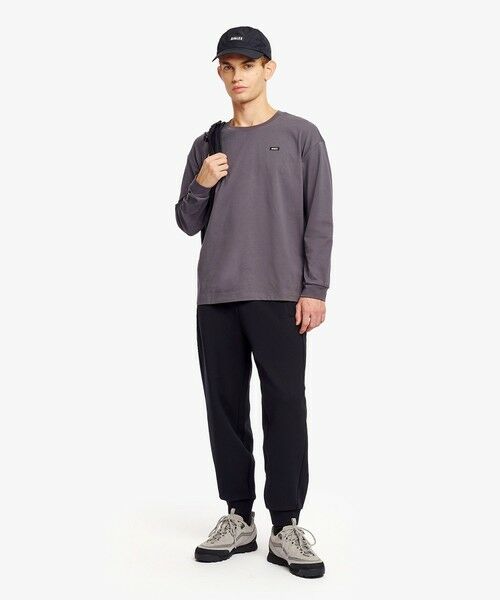 AIGLE / エーグル Tシャツ | オーガニックコットン オーバーサイズ ワンポイントシリコンバッジロゴ ロングスリーブTシャツ | 詳細9