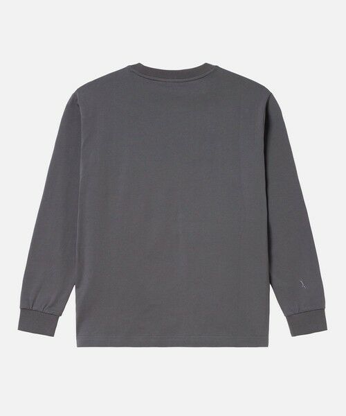 AIGLE / エーグル Tシャツ | オーガニックコットン オーバーサイズ ワンポイントシリコンバッジロゴ ロングスリーブTシャツ | 詳細12