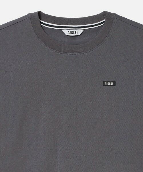 AIGLE / エーグル Tシャツ | オーガニックコットン オーバーサイズ ワンポイントシリコンバッジロゴ ロングスリーブTシャツ | 詳細13
